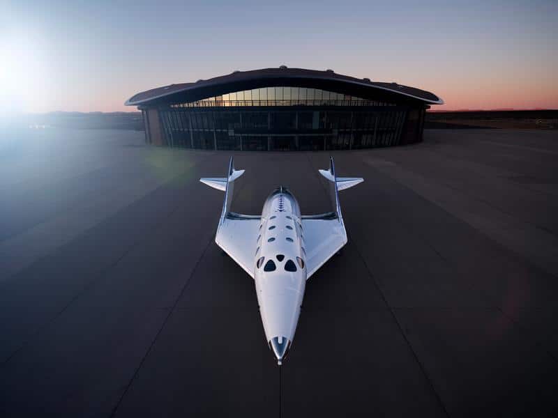 ヴァージン・ギャラクティック社の宇宙船VSSユニティの画像
