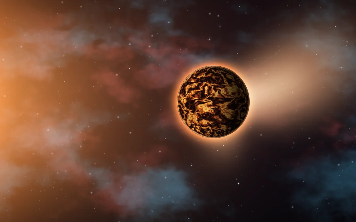 くずれていく惑星を紹介する図鑑カード