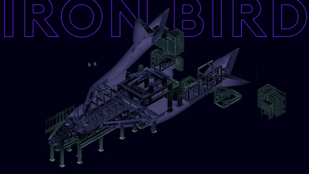 ヴァージン・ギャラクティックのデルタ・クラス地上統合試験装置「IRON BIRD」