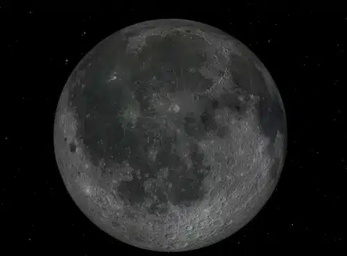 NASA Eyesで表示した月のイメージ