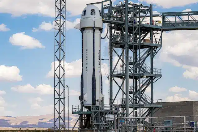 Blue OriginのNew Shepard（ニュー・シェパード）カプセルのイメージ