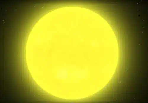 NASA Eyesで表示した太陽のイメージ