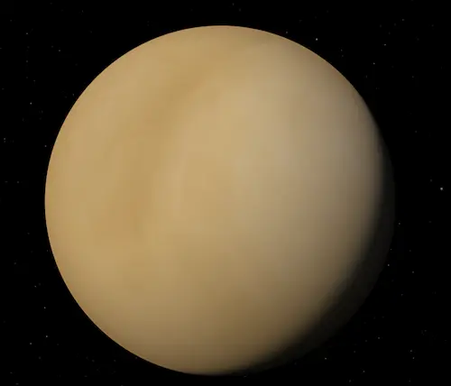 NASA Eyesで表示した金星のイメージ